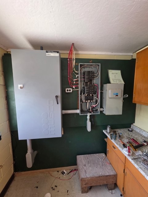 Commercial electrical panel work