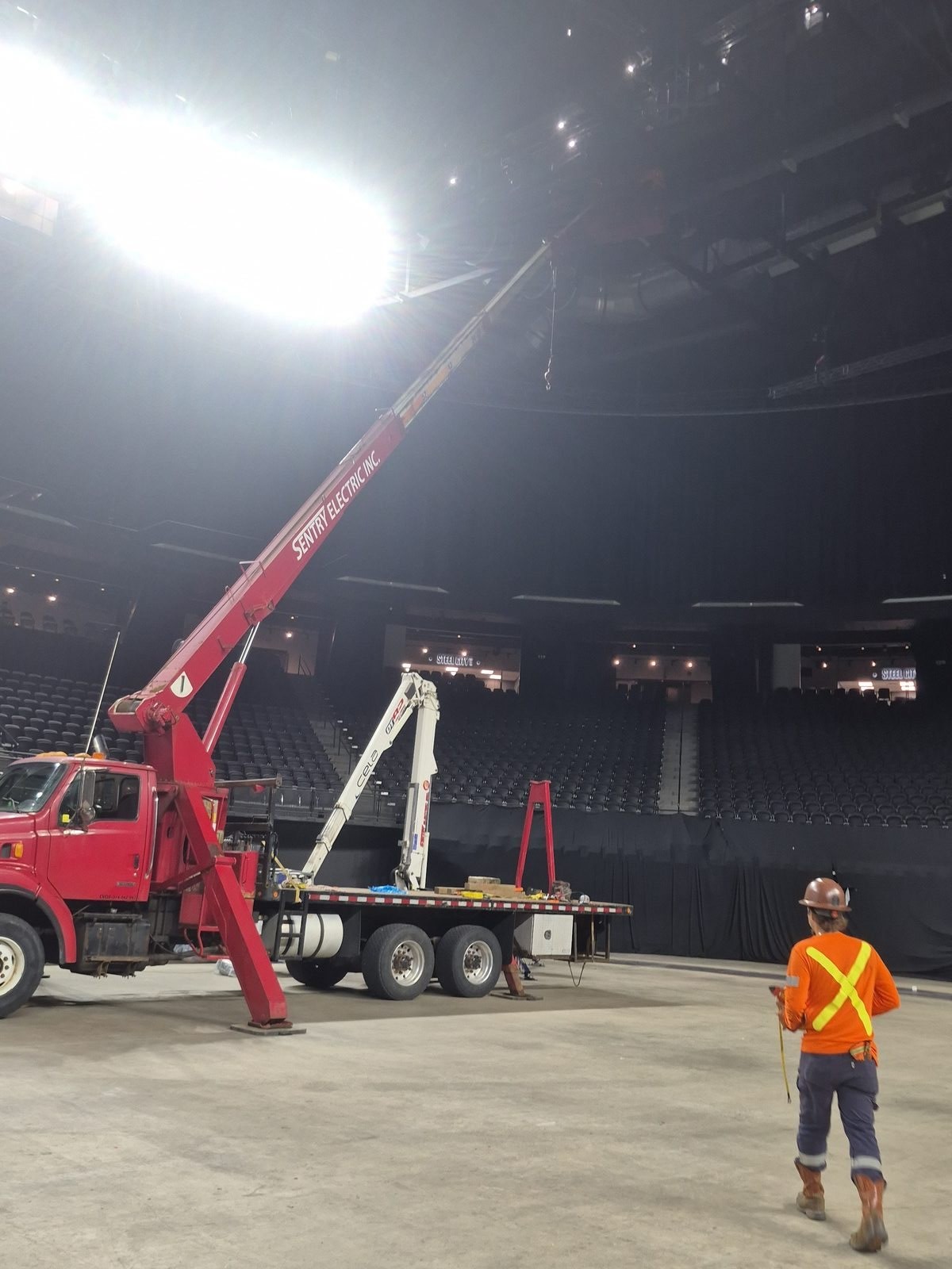 Coliseum electrical support
